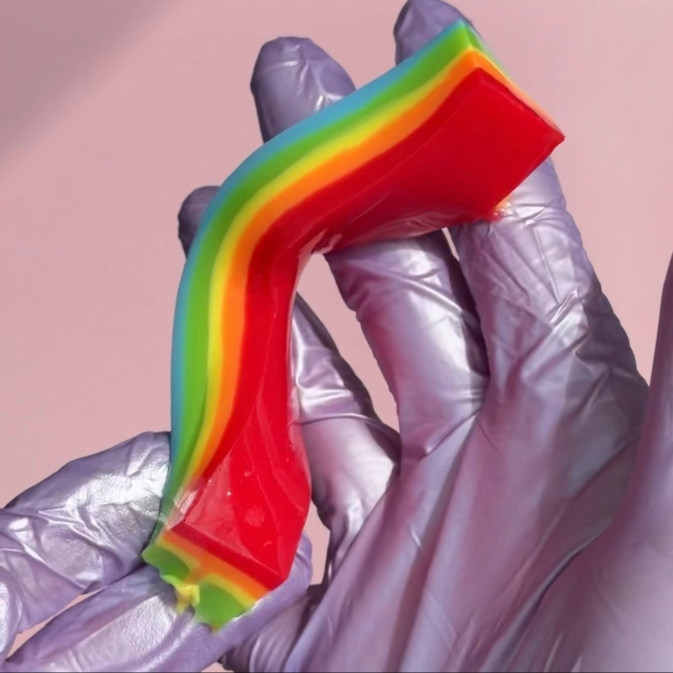 🌈 Rainbow Sticky Jelly Squishy ✨