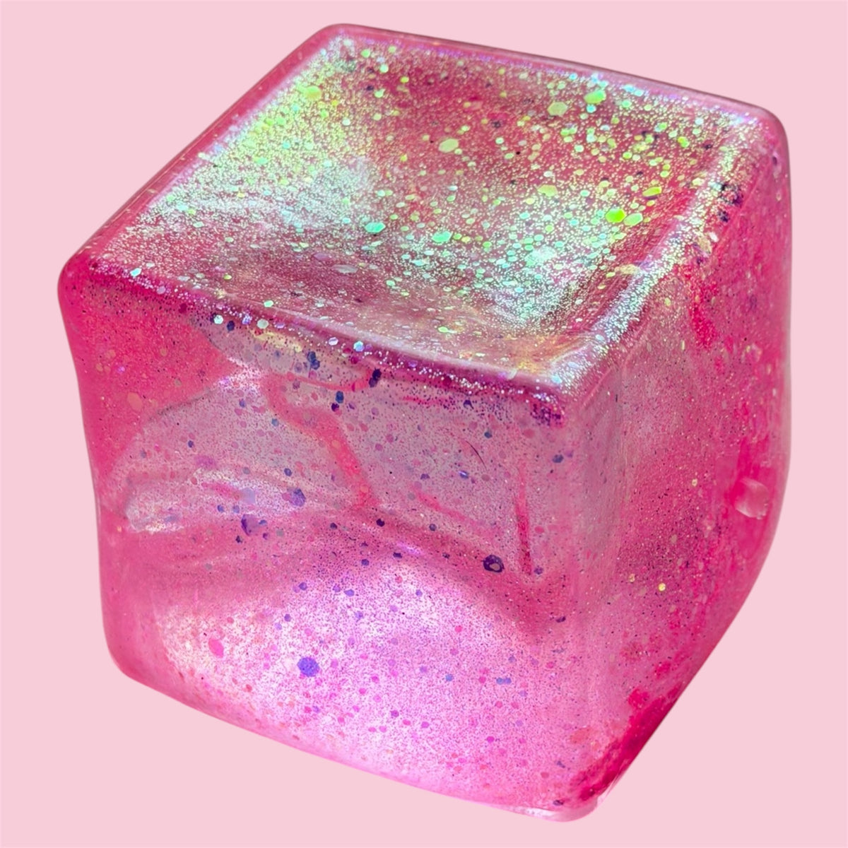 🧊✨ Jumbo Ice Cube Squishy