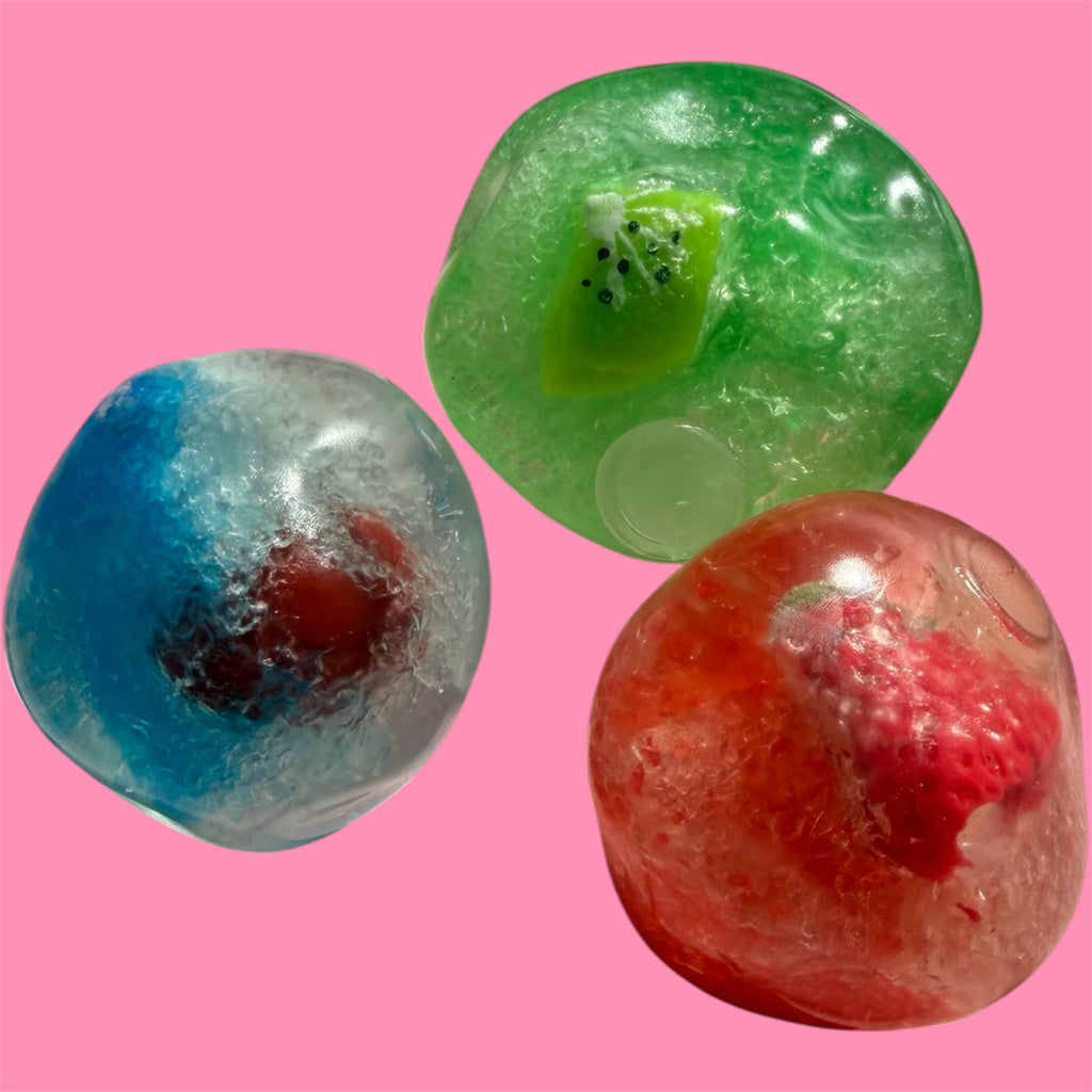 Crystal Fruit Ice Squishy 🍓🥝🫐 ASMR
