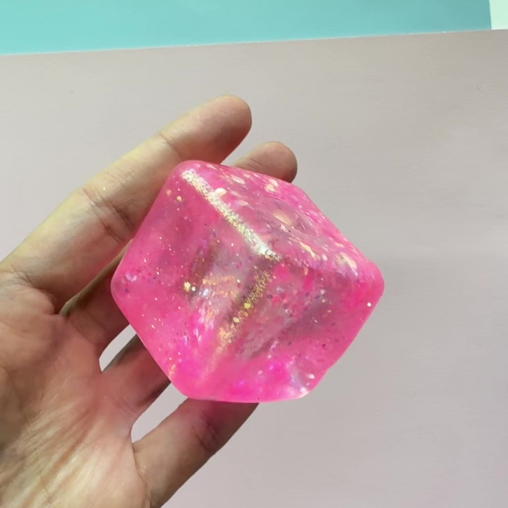 🧊 Jelly Cube Squishy ✨