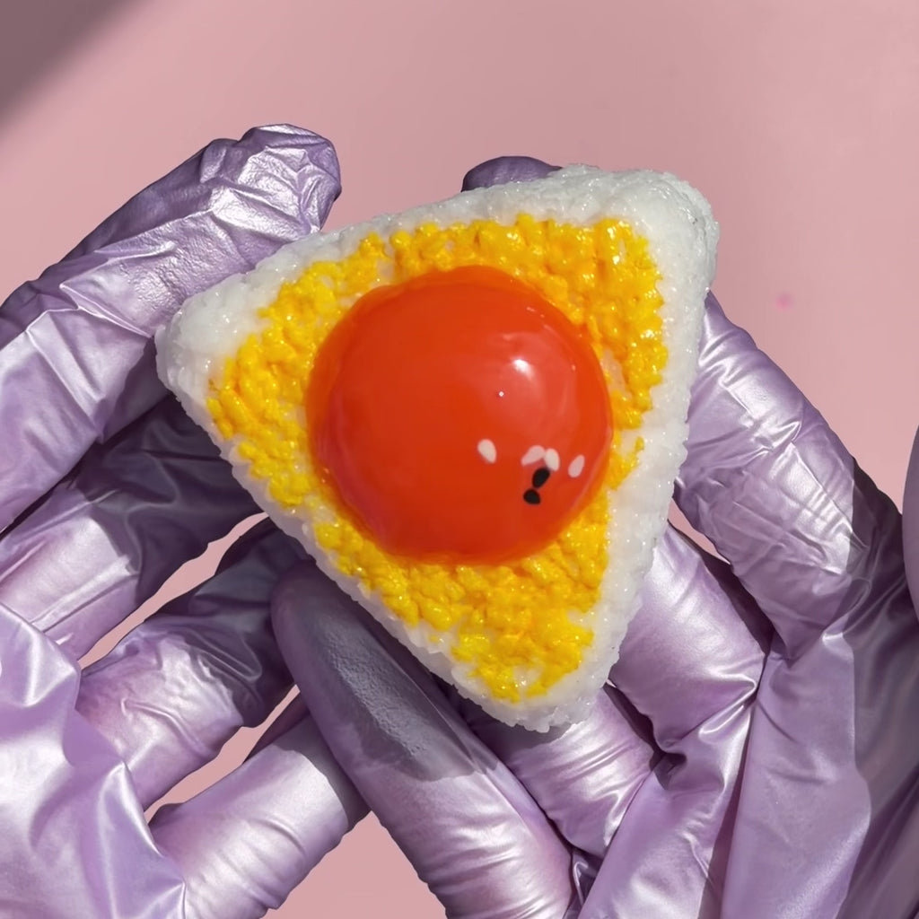 🍳✨ Fried Egg Rice Squishy